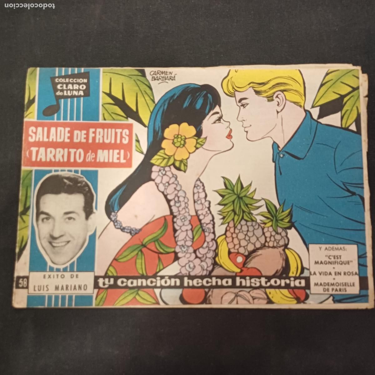 Tebeos: COLECCION CLARO DE LUNA/SALADE DE FRUITS/LUIS MARIANO/N&ordm;58.