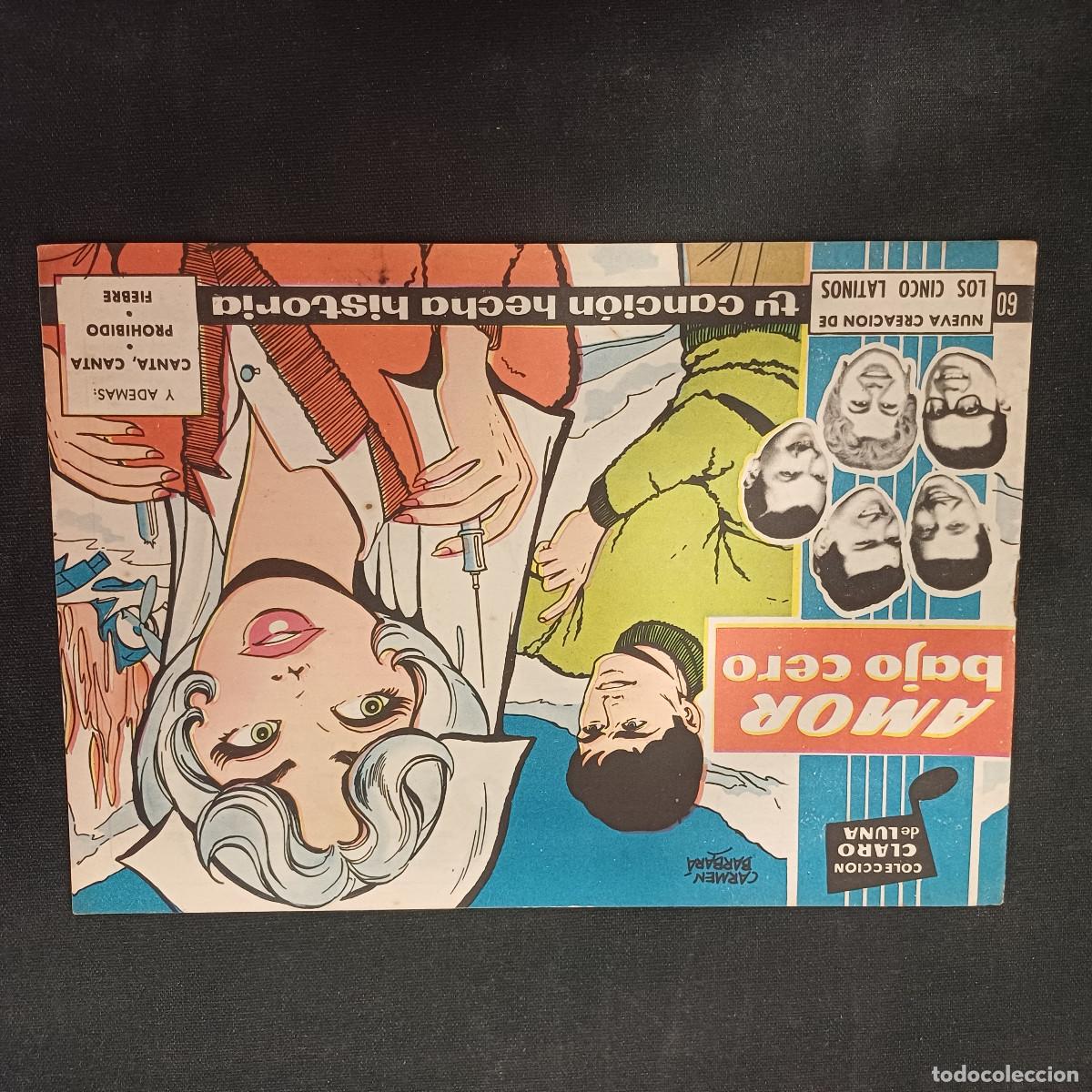 Tebeos: COLECCION CLARO DE LUNA/AMOR BAJO CERO/LOS CINCO LATINOS/N&ordm;60.