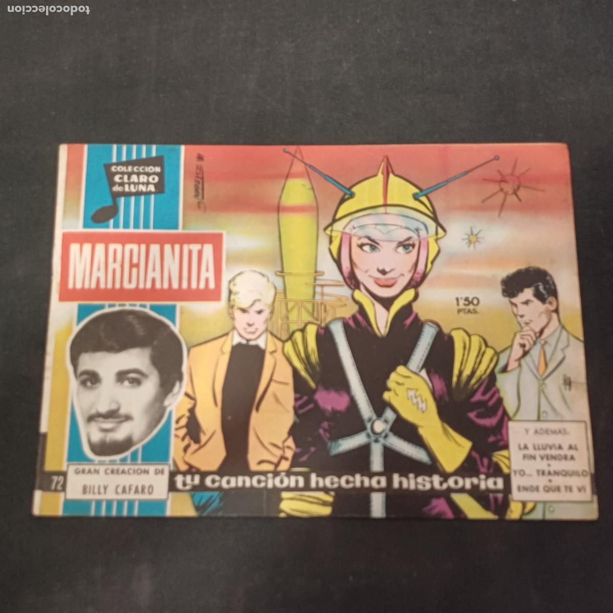 Tebeos: COLECCION CLARO DE LUNA/MARCIANITA/BILLY CAFARO/N&ordm;72.