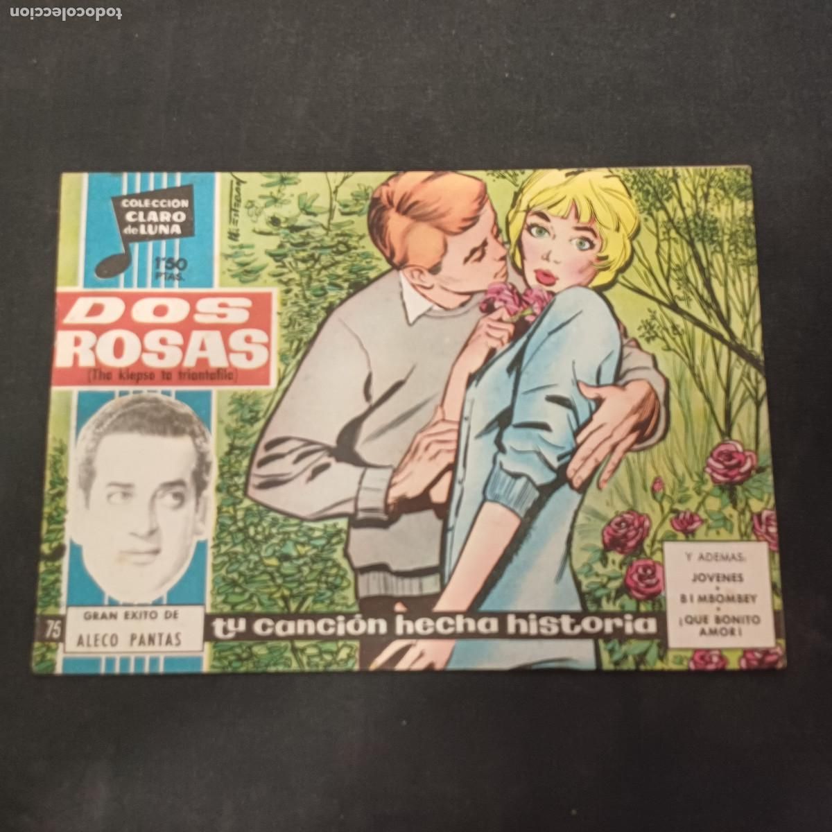 Tebeos: COLECCION CLARO DE LUNA/DOS ROSAS/ALECO PANTAS/N&ordm;75.