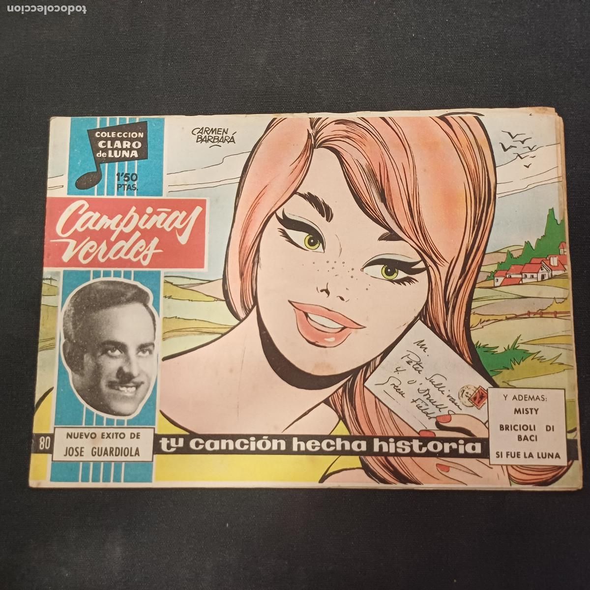Tebeos: COLECCION CLARO DE LUNA/CAMPI&Ntilde;AS VERDES/JOSE GUARDIOLA/N&ordm;80.