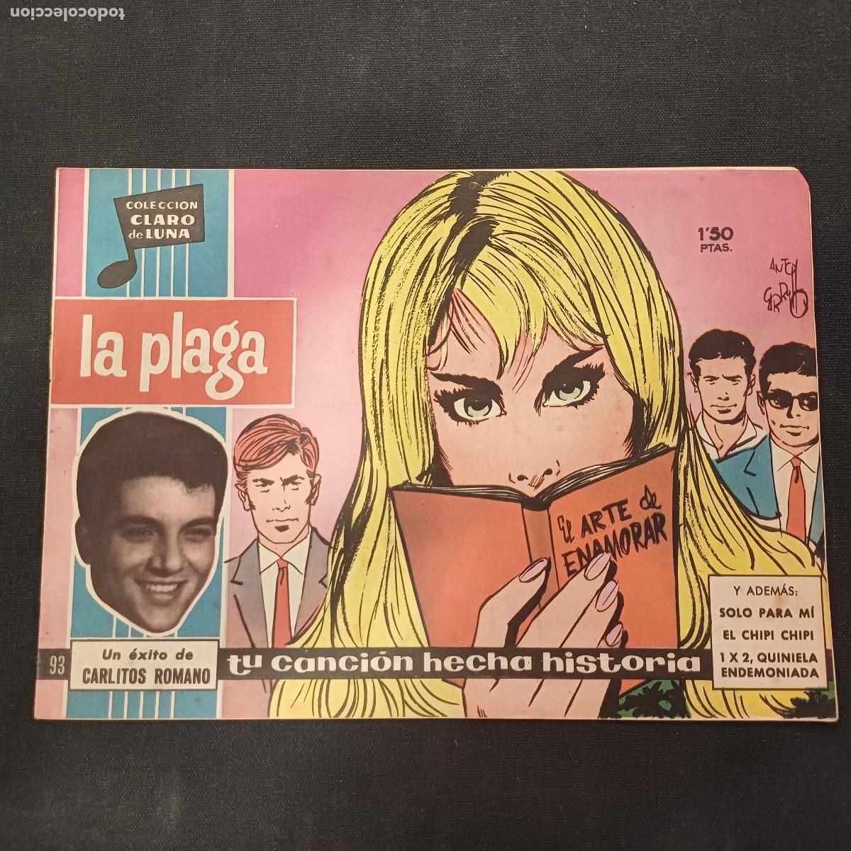 Tebeos: COLECCION CLARO DE LUNA/LA PLAGA/CARLITOS ROMANO/N&ordm;93.