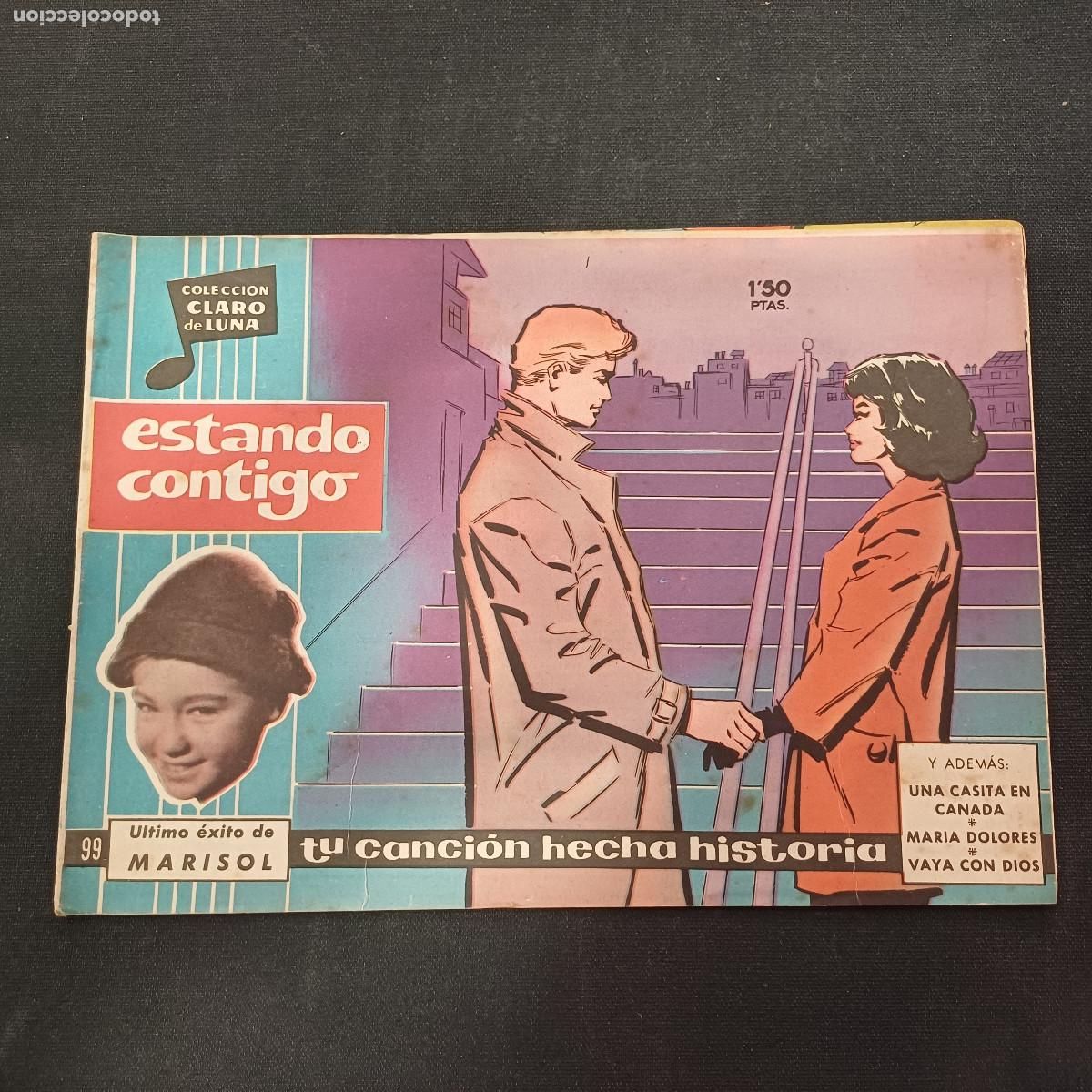 Tebeos: COLECCION CLARO DE LUNA/ESTANDO CONTIGO/MARISOL/N&ordm;99.