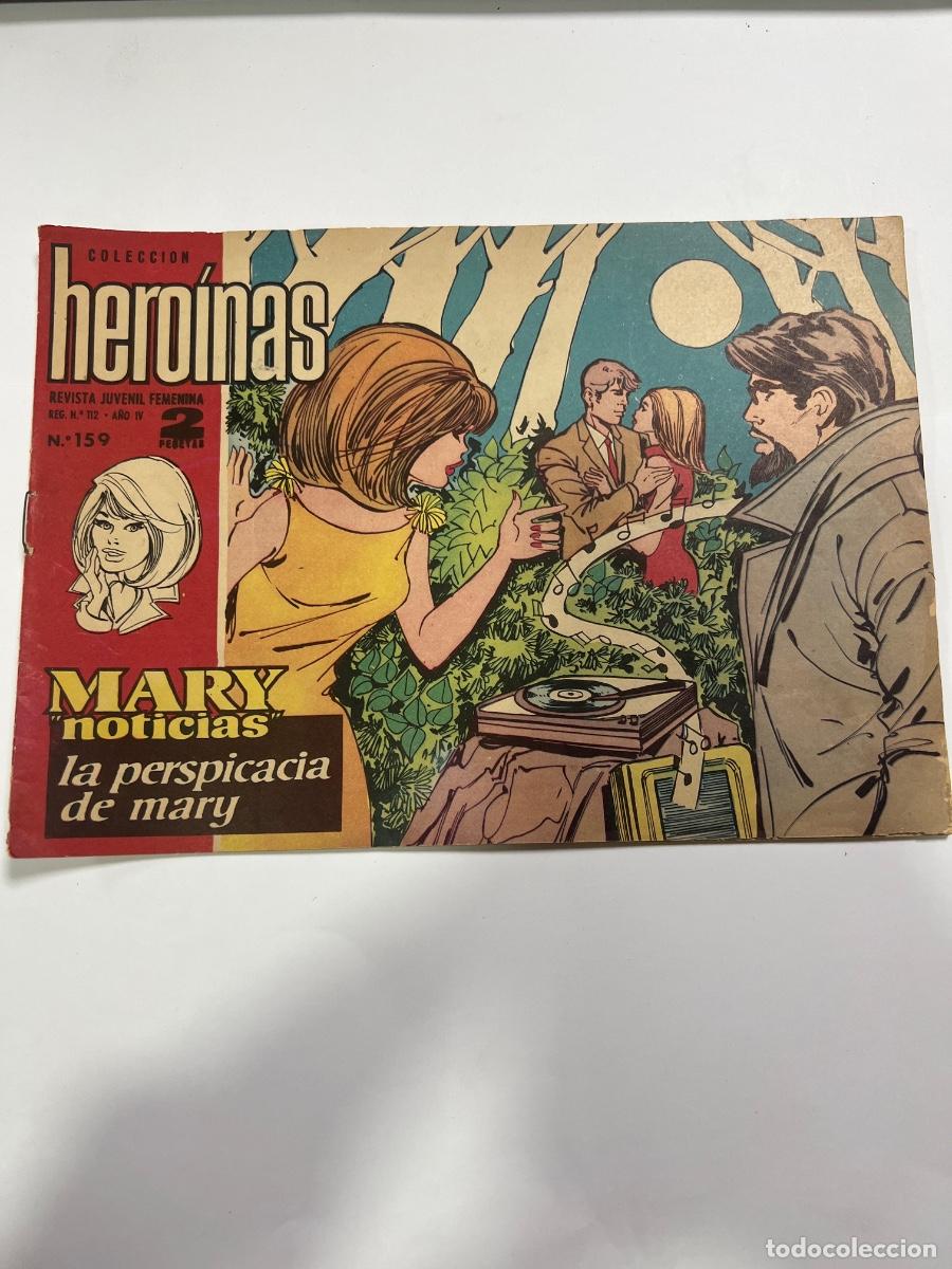 Tebeos: MARY NOTICIAS. N&deg; 159. COLECCI&Oacute;N HERO&Iacute;NAS. LA PERSPICACIA DE MARY. EDICIONES IBERO MUNDIAL.