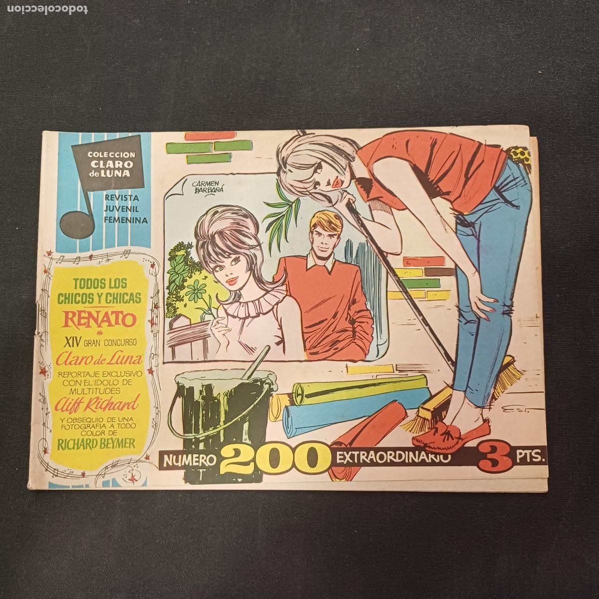 Tebeos: COLECCION CLARO DE LUNA/NUMERO 200 EXTRAORDINARIO.
