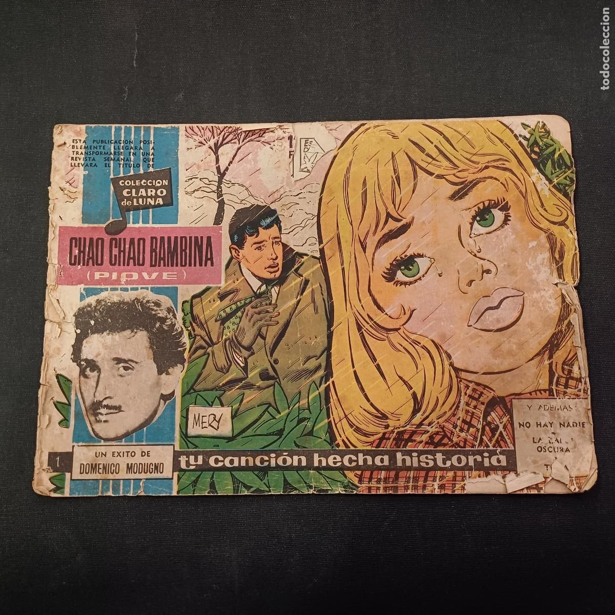 Tebeos: COLECCION CLARO DE LUNA/CHAO CHAO BAMBINA/DOMENICO MODUGNO/ N&ordm;1.