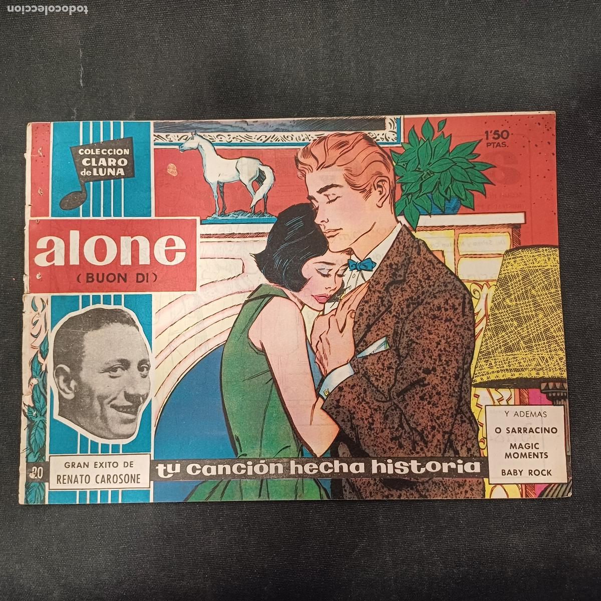 Tebeos: COLECCION CLARO DE LUNA/ALONE/RENATO CAROSONE/N&ordm;20.