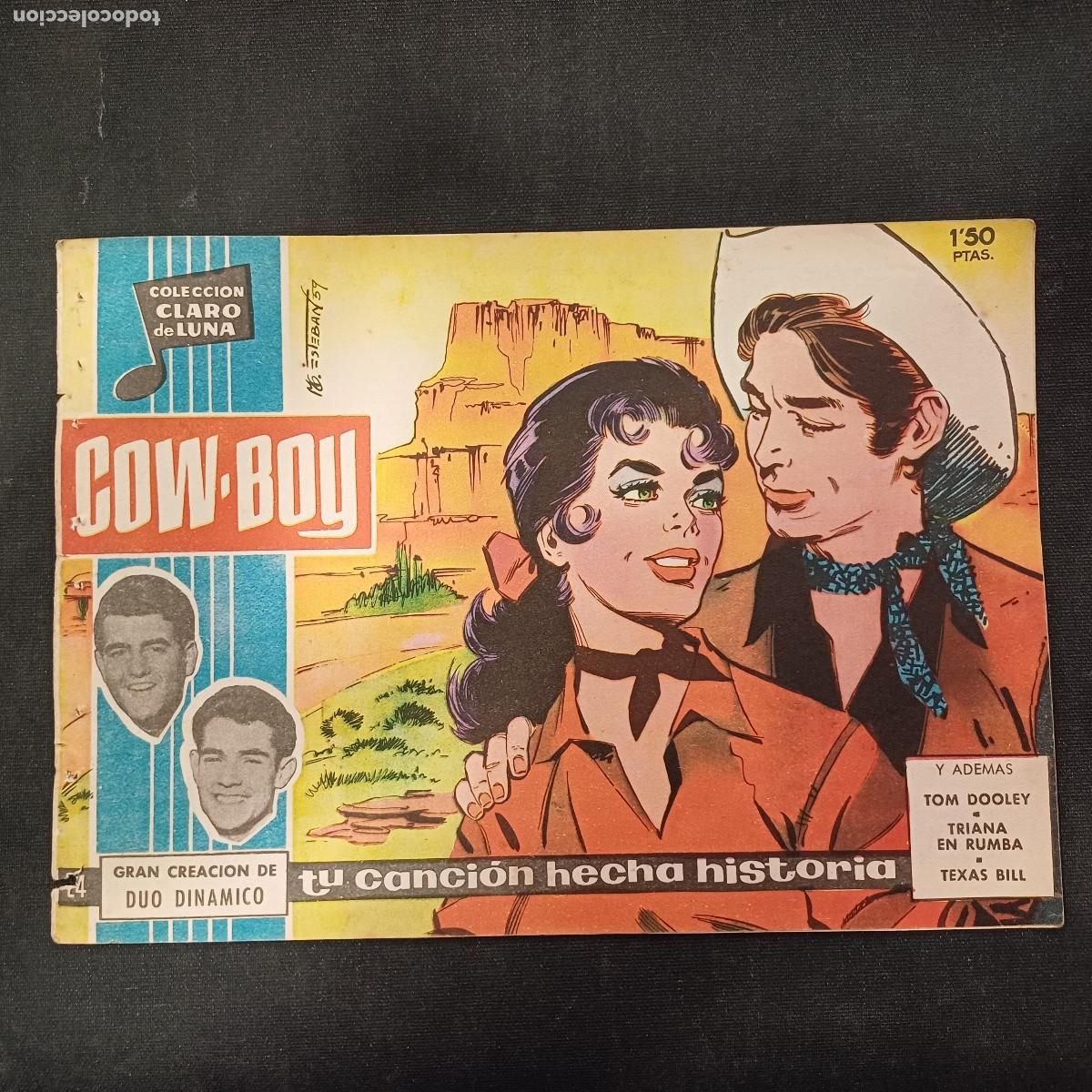Tebeos: COLECCION CLARO DE LUNA/COW BOY/DUO DINAMICO/N&ordm;24.
