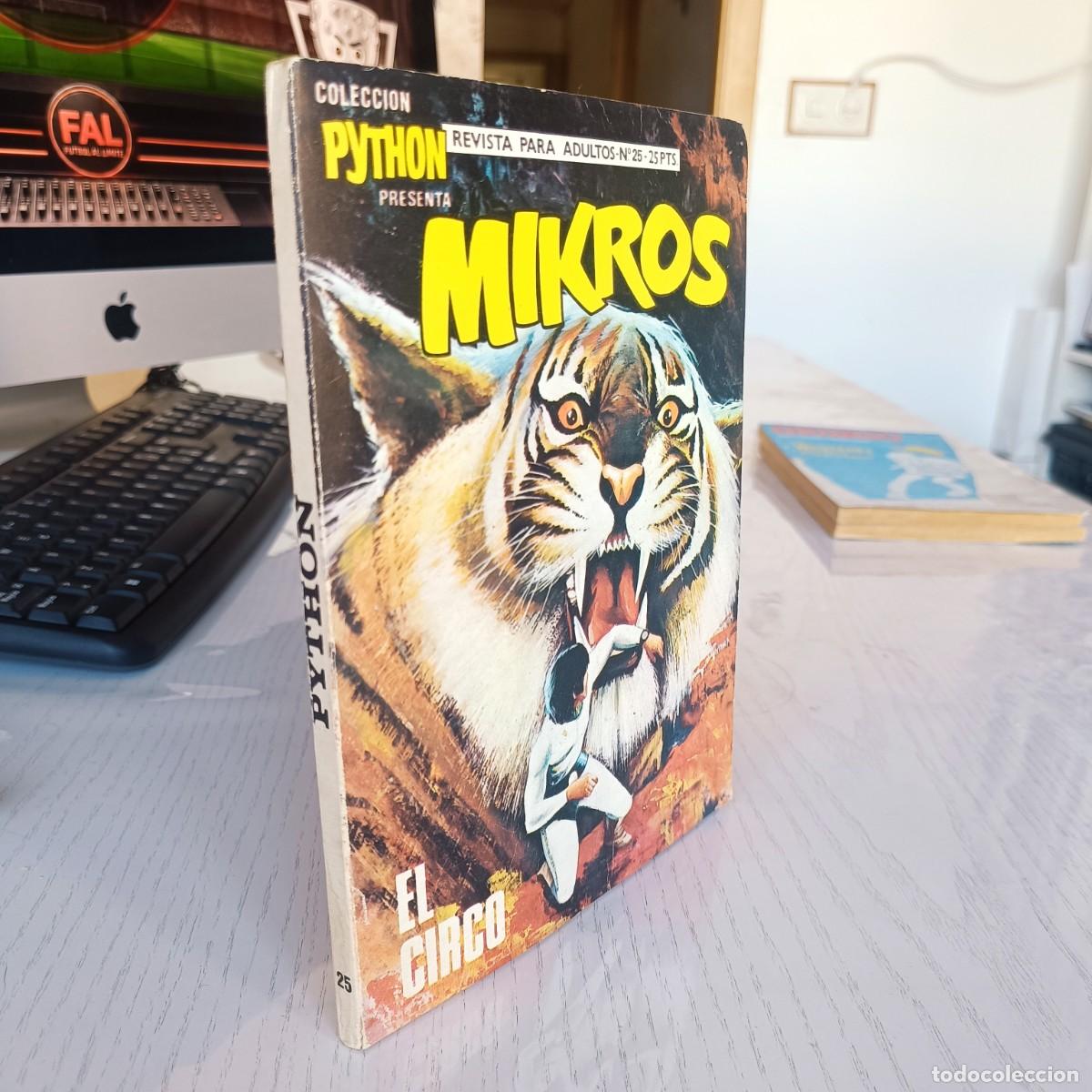 Tebeos: PYTHON MIKROS NUMERO 25 - TACO EXCELENTE VER FOTOS