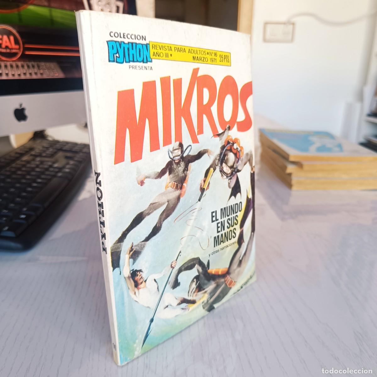 Tebeos: PYTHON MIKROS NUMERO 16 - TACO EXCELENTE VER FOTOS