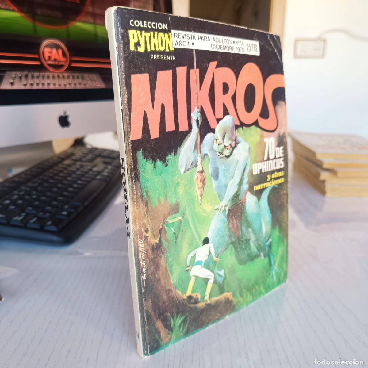 Tebeos: PYTHON MIKROS NUMERO 14 - TACO EXCELENTE VER FOTOS