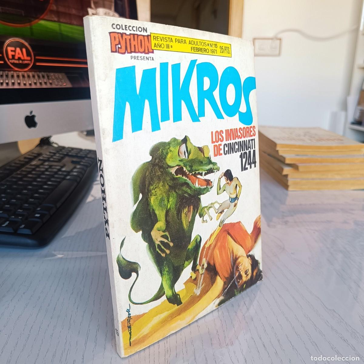 Tebeos: PYTHON MIKROS NUMERO 15 - TACO EXCELENTE VER FOTOS