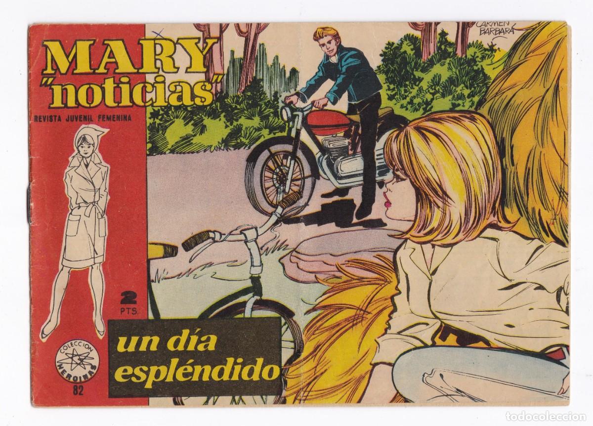 Tebeos: Mary &rdquo;noticias&rdquo;. Colecci&oacute;n Hero&iacute;nas N&ordm; 82. Un d&iacute;a esplendido. Revista femenina. Ed Ibero Mundial