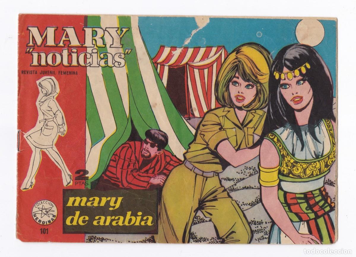 Livros de Banda Desenhada: Mary &rdquo;noticias&rdquo;. Colecci&oacute;n Hero&iacute;nas N&ordm; 101. Mary de Arabia. Revista femenina. Ed Ibero Mundial