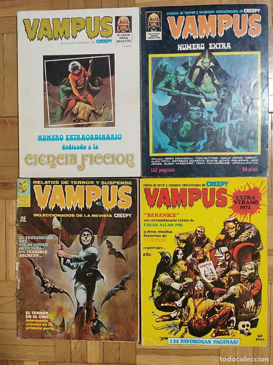 Tebeos: VAMPUS Garbo/Ibero Mundial. Lote 45 n&ordm; + 4 Extras. Del 42 al 77 casi completo