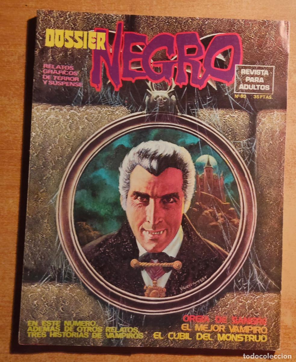 Tebeos: DOSSIER NEGRO. ABRIL 1976. N&ordm; 83. ORGIA DE SANGRE. IBERO MUNDIAL ED.