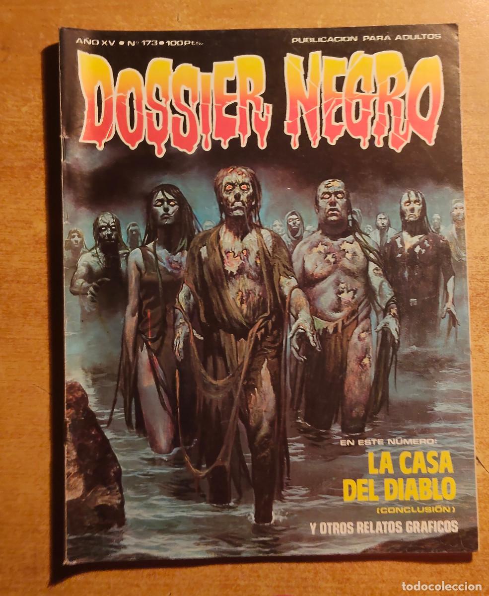 Tebeos: DOSSIER NEGRO (1968, IMDE / DELTA / ZINCO) 173 &middot; III-1984 &middot; LA CASA DEL DIABLO