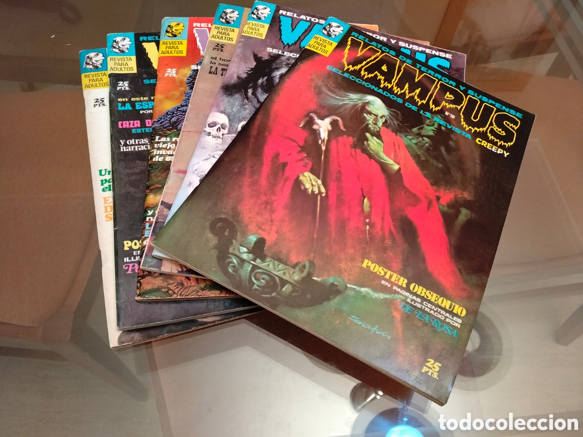 Tebeos: Vampus Lote Ibero Mundial Creepy Corben Ken Kelly Sanjulian Env&iacute;o Gratis