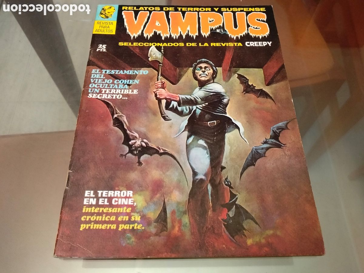 Tebeos: Vampus 1 Ibero Mundial 1971 Creepy