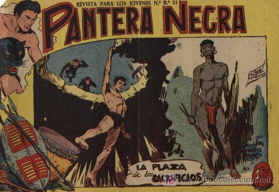 Tebeos: Pantera Negra - n&ordm; 4 - Maga 1.958, Original - Foto 1