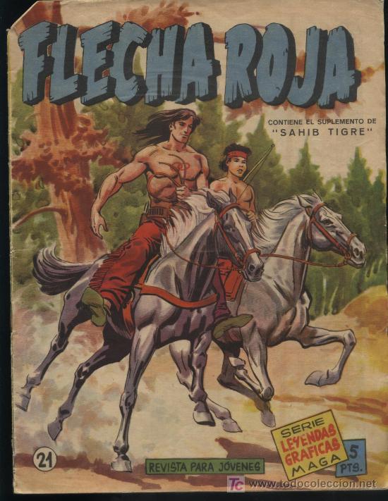 Tebeos: FLECHA ROJA REVISTA N? 21 - Foto 1