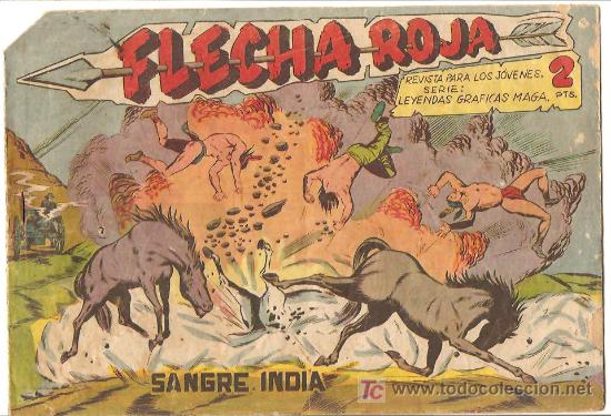 Tebeos: FLECHA ROJA ORIGINAL N&ordm; 6 - Foto 1