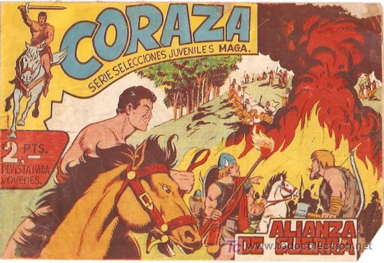 Tebeos: CORAZA  N&ordm;  48.   ORIGINAL.  EDITORIAL MAGA. - Foto 1