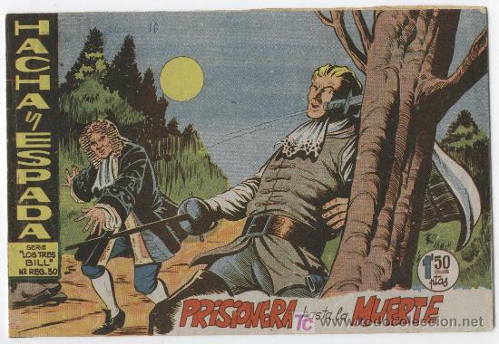 Tebeos: HACHA Y ESPADA N&ordm; 10 MUY NUEVO - Foto 1