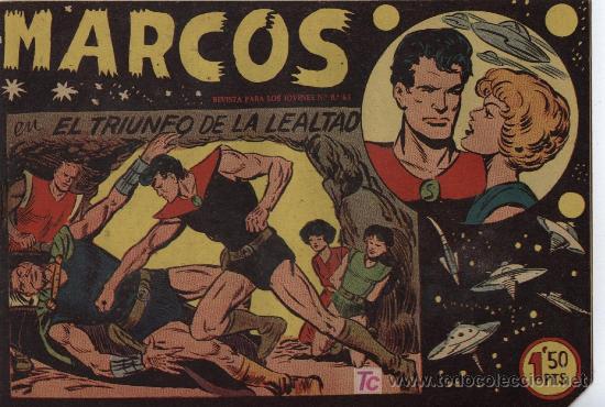 Tebeos: Marcos  -  n&ordm; 22  -  Original (procede de sobre) Maga 1.958 - Foto 1
