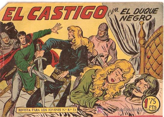 Tebeos: EL DUQUE NEGRO.  N&ordm; 24.  ORIGINAL. EDITORIAL MAGA. - Foto 1