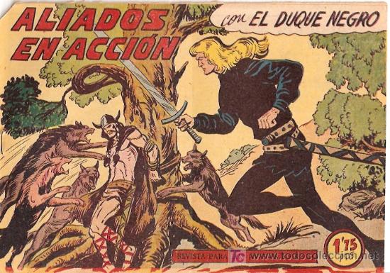 Tebeos: EL DUQUE NEGRO.  N&ordm; 33.  ORIGINAL. EDITORIAL MAGA. - Foto 1