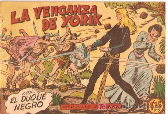 Tebeos: EL DUQUE NEGRO.  N&ordm; 37.  ORIGINAL. EDITORIAL MAGA. - Foto 1