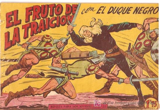 Tebeos: EL DUQUE NEGRO.  N&ordm; 39.  ORIGINAL. EDITORIAL MAGA. - Foto 1
