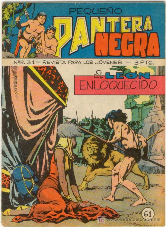 Tebeos: (COM-621)COMIC PEQUE&Ntilde;O PANTERA NEGRA N&ordm;61 - Foto 1