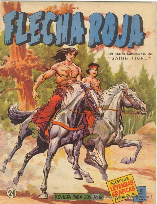Tebeos: (COM-656)COMIC FLECHA ROJA N&ordm;21 - Foto 1