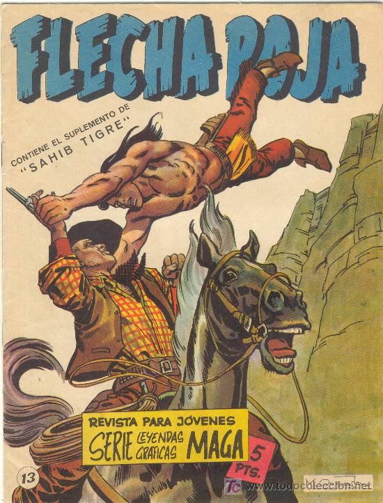 Tebeos: (COM-659)COMIC FLECHA ROJA N&ordm;13 - Foto 1