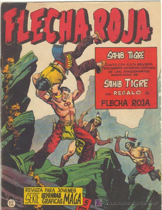 Tebeos: (COM-661)COMIC FLECHA ROJA N&ordm;12 - Foto 1