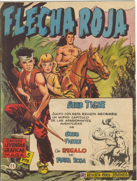 Tebeos: (COM-662)COMIC FLECHA ROJA N&ordm;11 - Foto 1