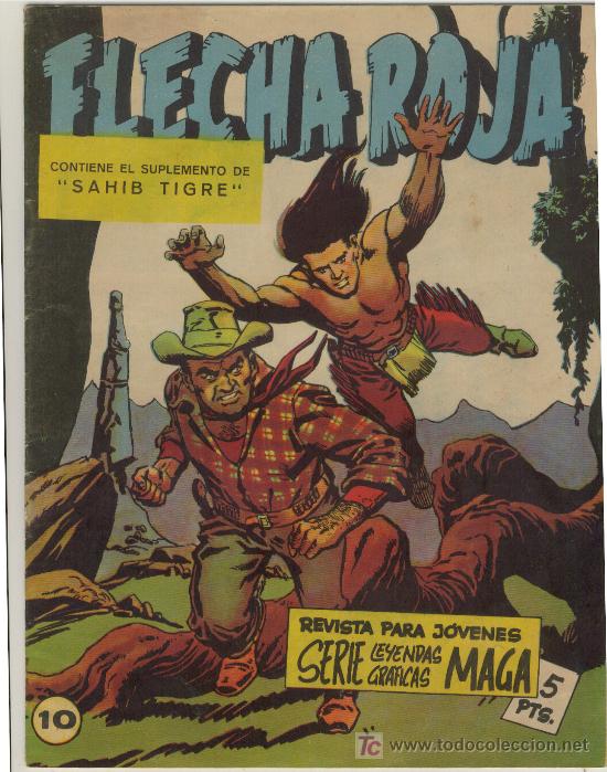 Tebeos: (COM-663)COMIC FLECHA ROJA N&ordm;10 - Foto 1