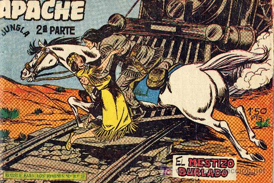 Tebeos: apache n&ordm;15 (2&ordm; epoca) Dibujos de Claudio Tinoco. Cuadernillo original - Foto 1