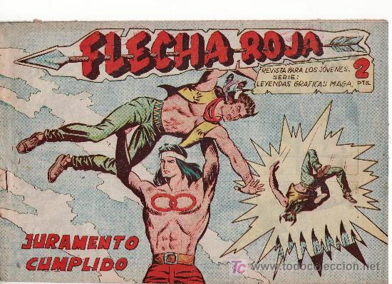 Tebeos: FLECHA ROJA  N&ordm; 20. COMIC ORIGINAL  EDITORIAL MAGA. - Foto 1