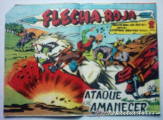 Tebeos: FLECHA ROJA N&ordm; 75 A&Ntilde;O 1962 - Foto 1