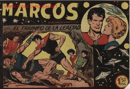 Tebeos: Marcos  -  n&ordm; 22  -  Original (procede de sobre) Maga 1.958 - Foto 1