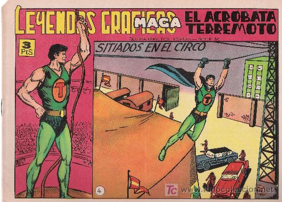 Tebeos: El Acr&oacute;bata Terremoto. Maga n&ordm; 4. Sin Abrir. &iexcl;IMPECABLE! - Foto 1