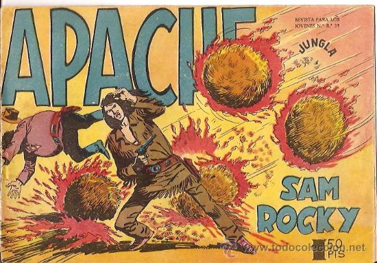 Tebeos: APACHE 1&ordf;  N&ordm; 54 EDITORIAL MAGA 1958 ORIGINAL - Foto 1