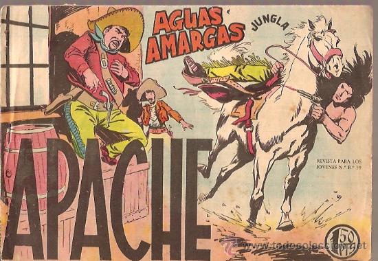Tebeos: APACHE 1&ordf; N&ordm; 25 EDITORIAL MAGA 1958 ORIGINAL - Foto 1