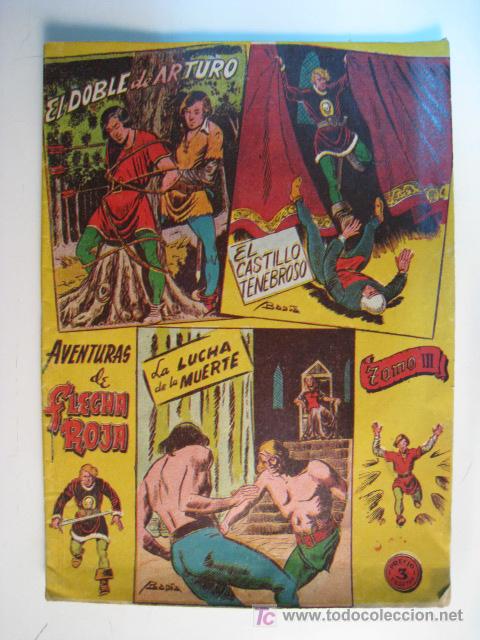 Tebeos: AVENTURAS FLECHA ROJA TOMO 3 (RICART). COMIC ORIGINAL - Foto 1