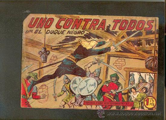 Tebeos: EL DUQUE NEGRO N&ordm;27,ED.MAGA - Foto 1
