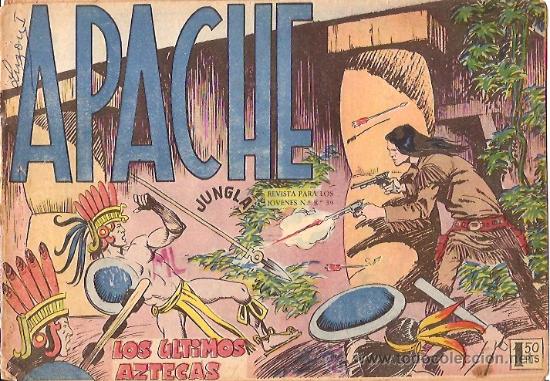 Tebeos: APACHE N&ordm; 49 1&ordf; SERIE ORIGINAL EDITORIAL MAGA - Foto 1