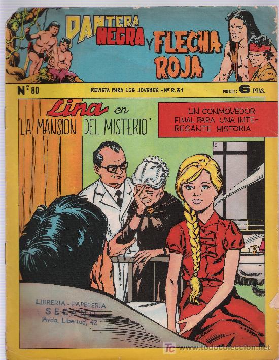 Tebeos: Pantera Negra y Flecha Roja n&ordm; 80 - Foto 1